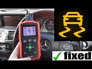 Mercedes W212 ESP Inoperable FIX 430A00 brake switch replacement