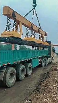 Electromagnetic Overhead Crane with Double Girder Crane Design & Beam Spreader for Billet Hoisting