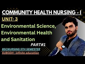 Unit 3 Environmental Science, Environmental Health & Sanitation Part#1 BSc Nursing 5th Semester CHN