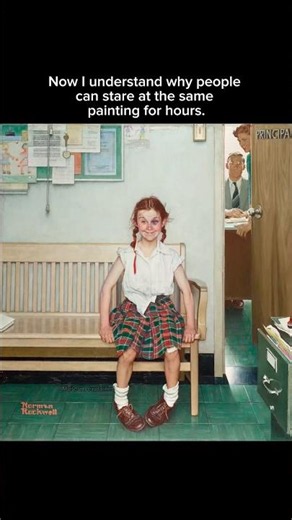 The Young Girlwith a Black Eye (1953)By Norman Rockwell