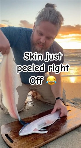 This Simple Trick Makes Fish Skinning Effortless #fishing #tutorial #shorts