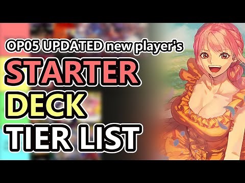 OP05 New Player Starter Deck Tier List | One Piece Card Game