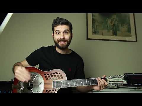 Mississippi Fred McDowell Groove in Open D tuning (Bottleneck Blues)