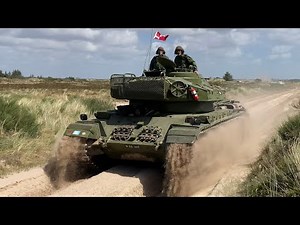 Danish Centurion MK. 5/2DK Main Battle Tank - Live Firing Exercise
