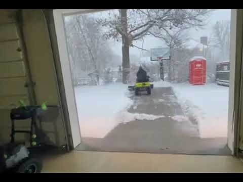 Plowser (the hitch attached snow plow) and the Lawnmower Man