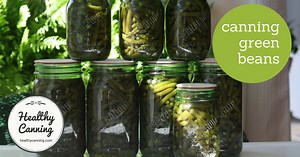 Canning green beans