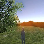 UnityでSun Shaftsを使い太陽光等の放射状の光、眩しさを表現する