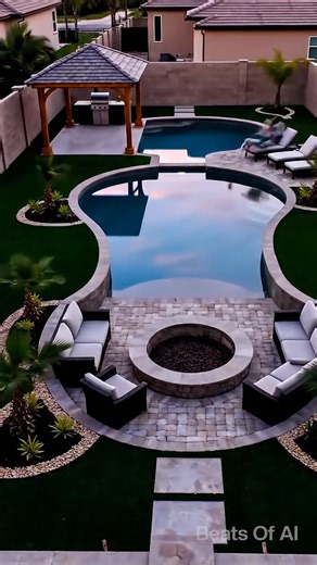🏗️ From Mud to Magic - Pool Build Time-Lapse 🌊 What starts as a muddy excavation ends in pure luxury. 🌊🔥 This incredible time-lapse shows every phase of building a custom freeform pool with fire pit, pavers, landscaping, and night lighting — all in one seamless transformation. #PoolConstruction #BackyardTransformation #HomeImprovement #LuxuryLiving #LandscapeDesign #TimeLapse #ContractorLife #DreamBackyard #PoolBuild #OutdoorLiving | Beats Of AI
