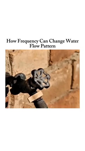 NOCODUSA on Instagram: "How Frequency Can Change Water Flow Pattern When you vibrate water at specific frequencies, something wild happens. The smooth flow you’re used to suddenly shifts into repeating shapes, ripples, waves, and even patterns that look like they’re frozen in mid-air. This happens because sound frequency creates pressure variations that push and pull on the water at precise intervals. Higher frequencies produce tighter, more detailed ripples, while lower frequencies create broad