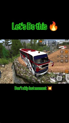 BUSSID Insane driving skills Dangerous road Bus simulator indonesia
