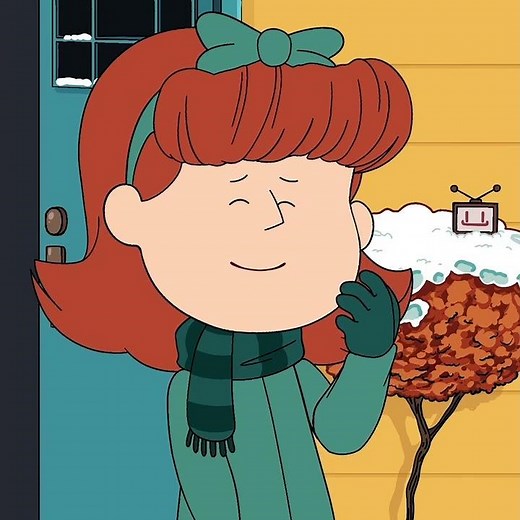The little red haired girl || Peanuts animation