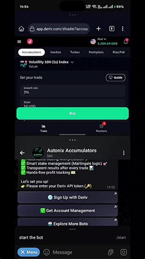 📈✨ Welcome to the future of trading with Autonix Accumulators 🚀🤖 We don’t just trade… we accumulate. 💹 Every win stacks, every move counts, and every trade brings you closer to financial freedom. 💰🔑 Sit back, relax, and let automation handle the hustle while you focus on living life. 🌍🔥 Consistency. Growth. Smarter profits. That’s the Autonix promise. ⚡💎