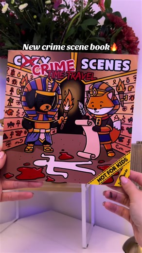 New crime scene book “time travel” available on Amazon! @jojoweirdocoloring #crimebook #timetravel #history #colortok #tiktok