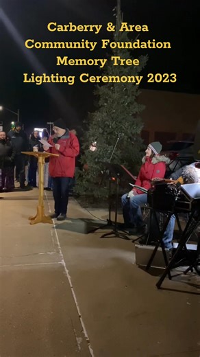 As we prepare for tonight’s ceremony, here is another throwback video - some highlights of the 2023 Memory Tree of Lights Ceremony 🌲 | Carberry and Area Community Foundation