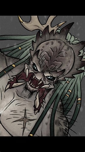 A recolor and redesign of my oc Mokte 👀✨ This big guy is Kathei's father (adoptive father lol). He's a yautja from one the northern clan of Yautja Prime. I've changed his color to fit the environment of his lands. Also I've changed his design a little so he looks a bit more like his student Halkreth. #predatoroc #yautjaoc #originalcharacter #art #oc