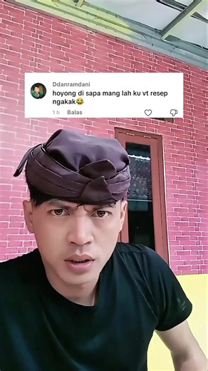 kop tah kop duda sateh bungkus 🤣