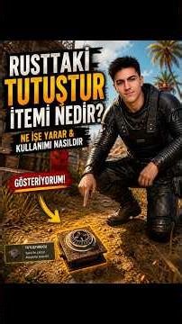 Rusttaki Tutuştur İtemi Nedir? Nasıl Kullanılır? Ne İşe Yarar Detaylı Anlatım #rust #shorts #gaming