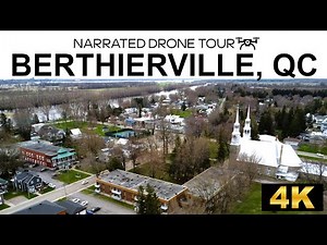 🌟 Berthierville, Quebec: Aerial Delight in 4K! 🚁