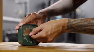 Time Timer MOD Home - Metallic Series - Individual Sized 60 Minute Visual Countdown Timer for ADHD, Adults, Students, and Pomodoro with Silent Operation (Metallic Storm)