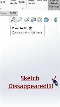 SolidWorks Sketch Disappeared or Not Parallel to Screen? FIX It Fast!