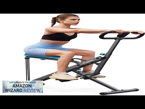 Squat Machine MERACH R07 2 in 1 Squat Rowing Machine Easy Setup Review