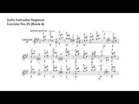 J. Sagreras. Lección N21 (Book 4)