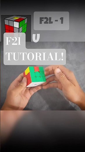 Learn Basic F2L Inserts in 30 Seconds! ⚡ #shorts