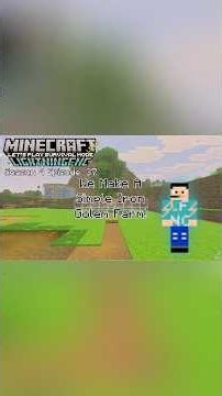 Short Video Of My (Simple Iron Golem Farm!) On Minecraft Let's Play World S4 and E27