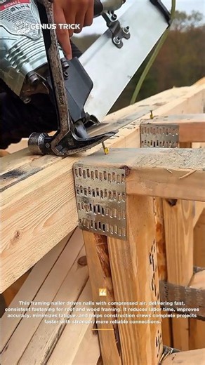 Nailing Speed Is Insane #ToolTok #ConstructionHack #BuilderLife