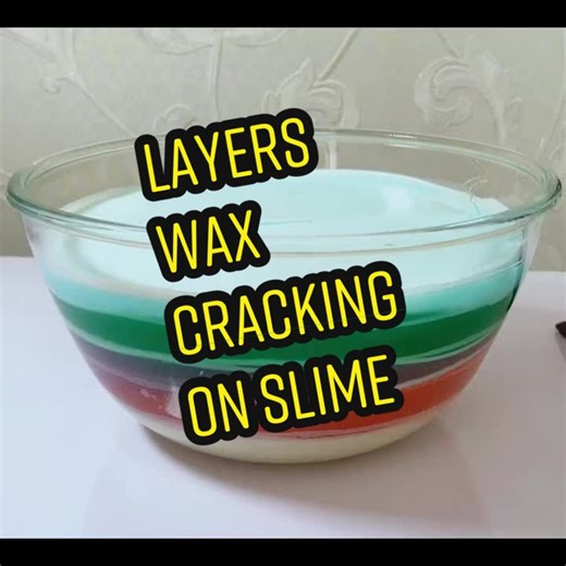 Layers wax cracking on slime 😉 #slime #asmr #wax #waxcracking #waxcrackingasmr #slimeasmr #layers #crunchy #crunchingasmr #waxtok #waxcrackingslime #relaxingvideo #satisfyingvideos #cureforme