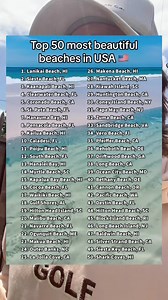 1M views · 1.4K reactions | 50 most beautiful beaches in USA! I think they missed some in the Virgin Islands, but these are all definitely beautiful! | Chris Tuck | Facebook