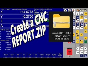 How to create a Centroid CNC system REPORT.ZIP file