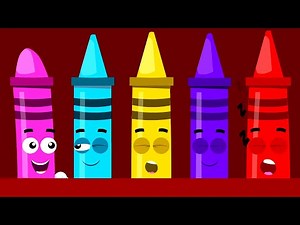 Crayons Ten in The Bed – Fun Counting Song and Nursery Rhymes for Kids