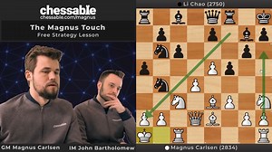 13K views · 231 reactions | The Magnus Touch: Free Strategy Lesson is a fascinating journey into the mind of the world's greatest chess player AND a taster of what's to come in his upcoming landmark, The Magnus Touch course. ➡️ You can reach the course here: https://www.chessable.com/the-magnus-touch-bundle/course/52626/?utm_source=youtube.com&utm_medium=owned_social&utm_campaign=magnus_carlsen | chess24 | Facebook