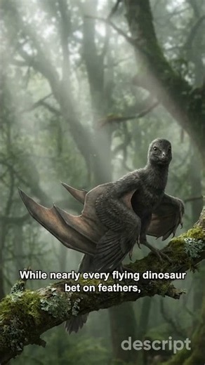 The Dinosaur With Bat Wings Instead of Feathers 🦇 (Yi qi)