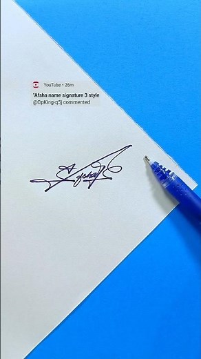 Creative Signature Style | How to sign your name | #signature