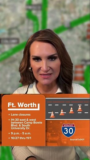 DFW traffic alert: I-30 construction upcoming