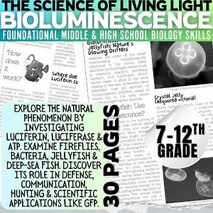 Bioluminescence: Science of Living Light, Thematic unit, life science, biology
