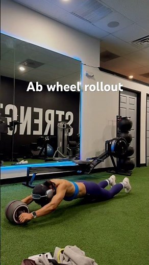 Ab wheel rollout
