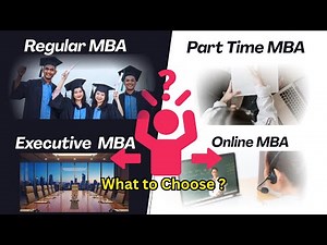 Which MBA is Right for You? | Regular vs Part-Time vs Executive vs Online MBA Explained