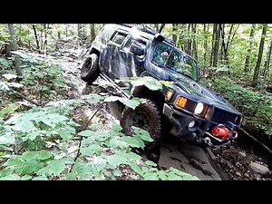 Extreme Overlanding - Hummer H3 Offroading on Steep Hills