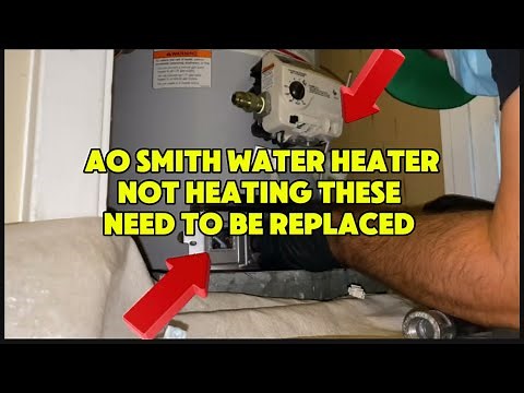 AO Smith signature series burner and gas valve replacement