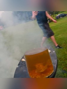 65K views · 1.1K reactions | EXPLODING Molten Aluminum In My Backyard  | The Backyard Scientist | Facebook