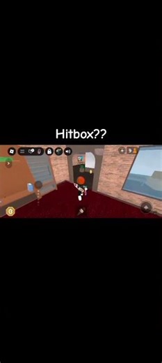 Sorry for the lag my phone is not working well #mm2roblox #mm2hitbox #hitboxes
