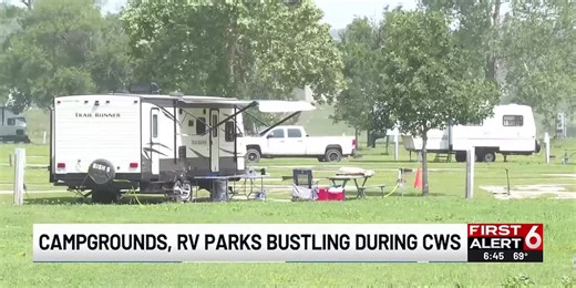 Omaha campgrounds, RV parks bustling during College World Series