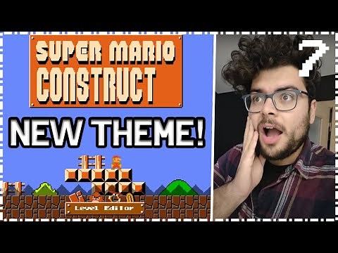 🔴 Super Mario Construct V8: NEW SMB1 GAME STYLE! #1