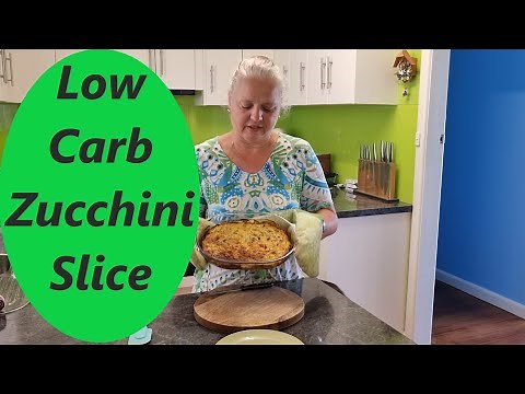 Low Carb Zucchini Slice Cook to Freeze Batch cooking with home grown vegetables