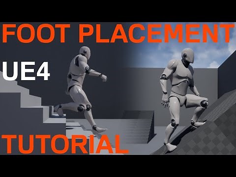 Foot Placement IK TUTORIAL using Leg IK in Unreal Engine 4
