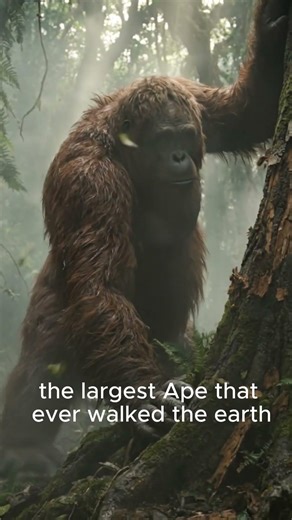 GIGANTOPITHECUS — The Ape That Shouldn’t Exist #monster #scary #fypviral #viral #shorts #youtube