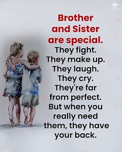 Brother and Sister are special | Lessons Taught By Life